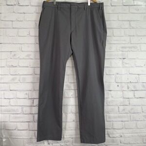 Vineyard Vines Pants Men's 42x36 Chino On the Go Pants Nylon Stretch Grey OTG